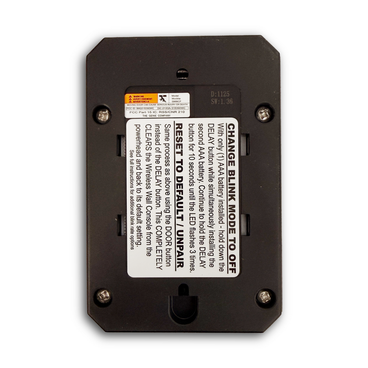 Genie Wireless Wall Console | 39902R