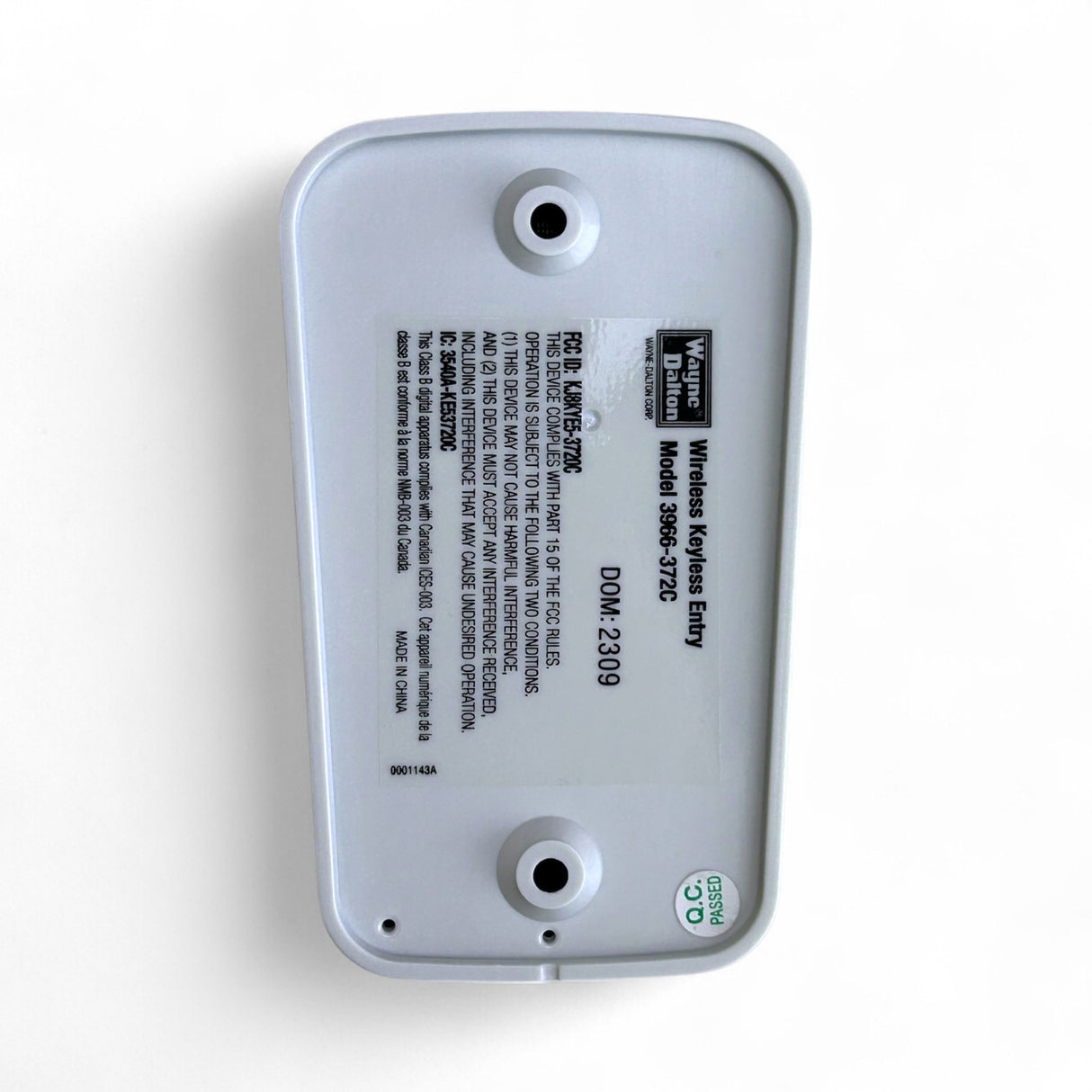 5-Button Wire Keyless Entry | 327308