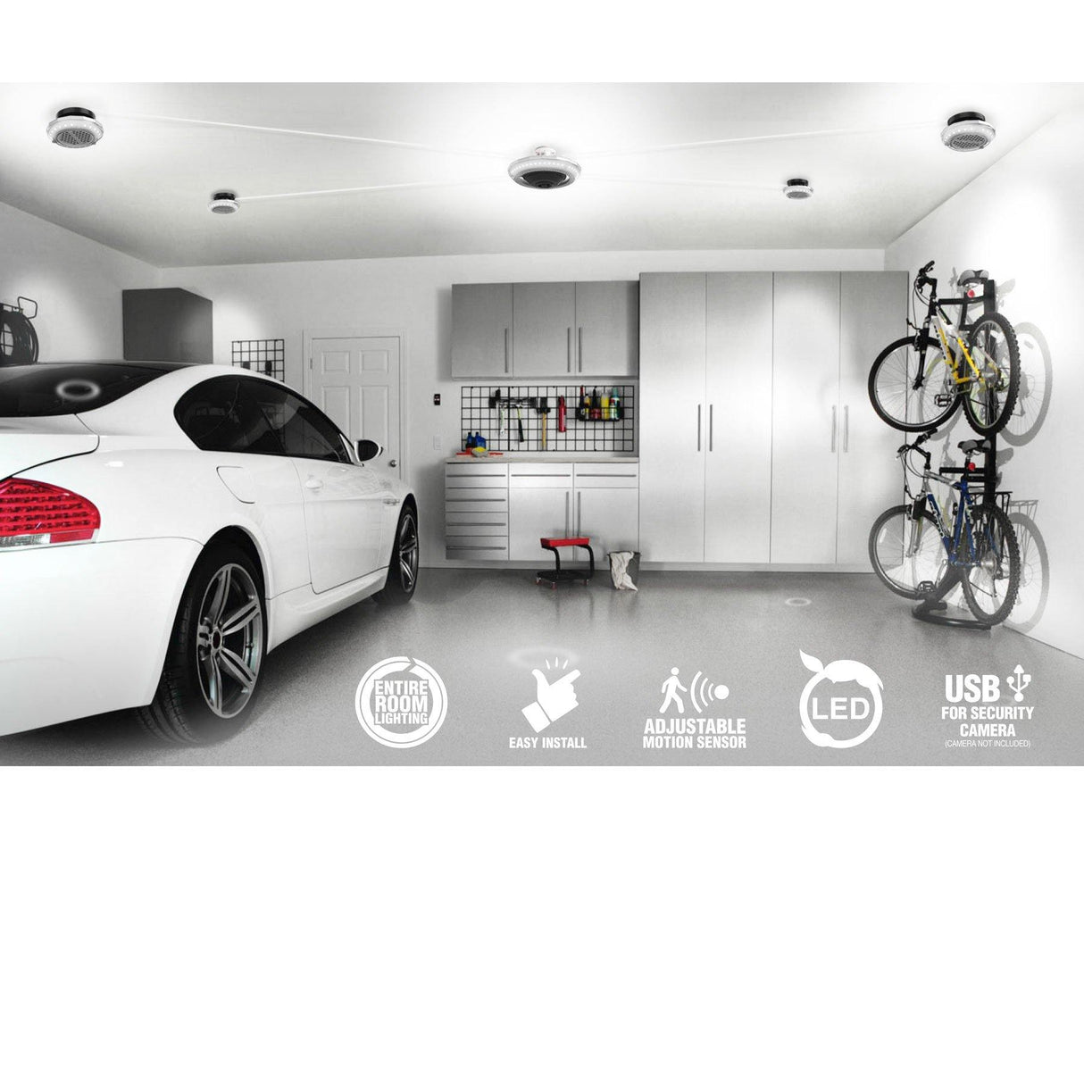 MPI - Multi-Point Illumination Motion Garage Ceiling Light