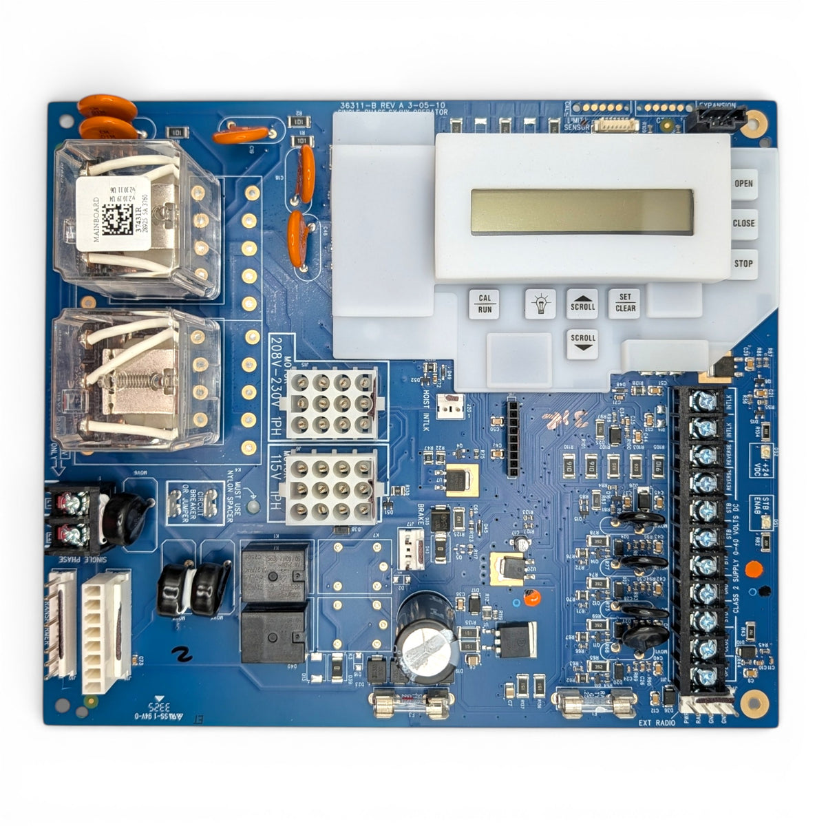 RSX & RHX 3/4 HP Circuit Board (1 Phase) | 111854.0002.S – DOOR-PARTS