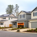 16' x 7' Jack O'Lantern Halloween Garage Door Banner - Spooky Outdoor Décor