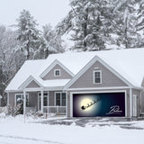 16' x 7' Believe Christmas Double Garage Door Banner - Festive Holiday Décor