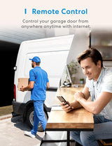 meross Smart Garage Door Opener Remote, APP Control, Compatible with Alexa and SmartThings, Multiple Notification Modes, No Hub Needed