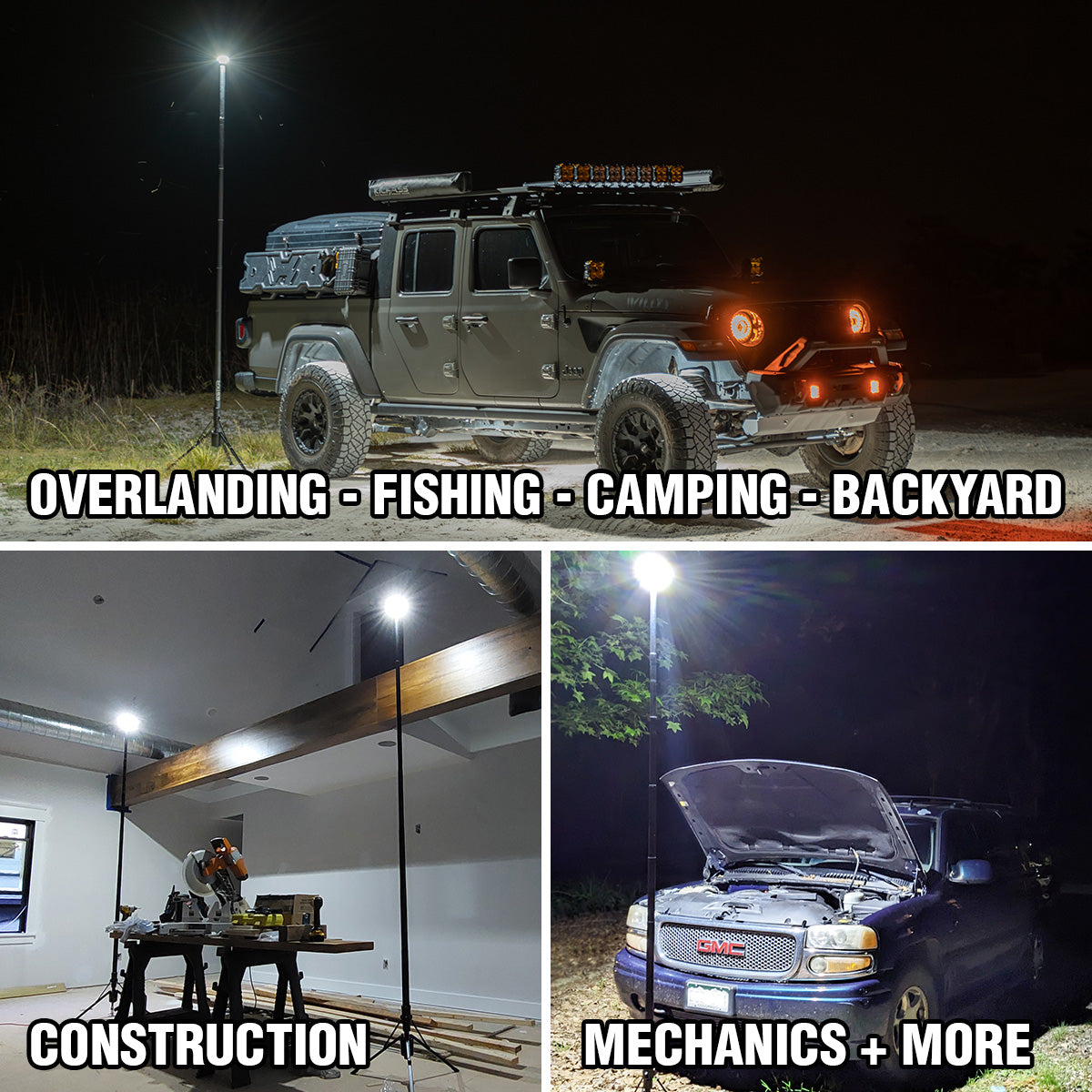 FLi-OVERLANDER 10' Telescoping Light with Wireless Remote
