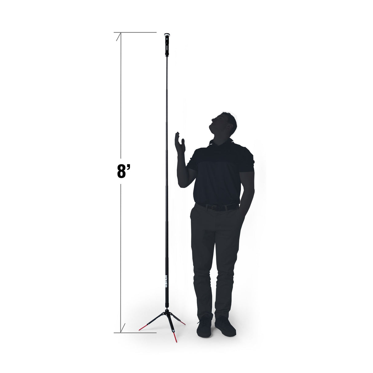 FLi-PRO 8' Telescoping Light with Removeable Flashlight & Wireless Remote