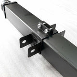 10x7 ft Steel Fence with 3 Rails, 30 Panels