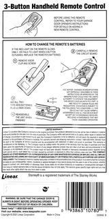 3 Button Remote | SR-5909