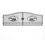 20x8 ft Steel Dual Swing Driveway Gate