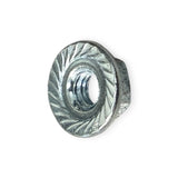 1/4"-20 Zinc Plated Serrated Flange Hex Lock Nuts